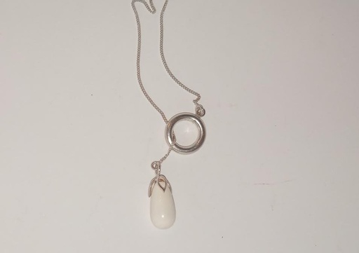 [ZTRI138] COLLAR GOTA SW CORONA FLORES